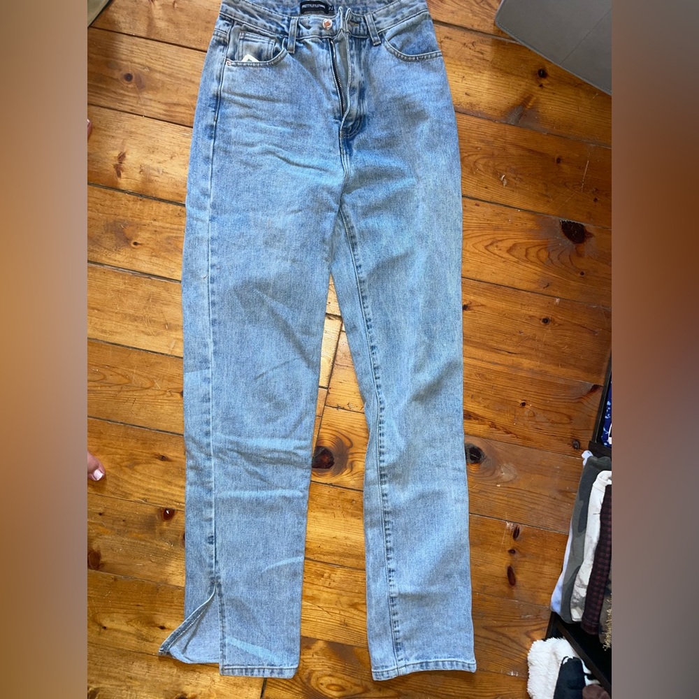Wide leg jeans